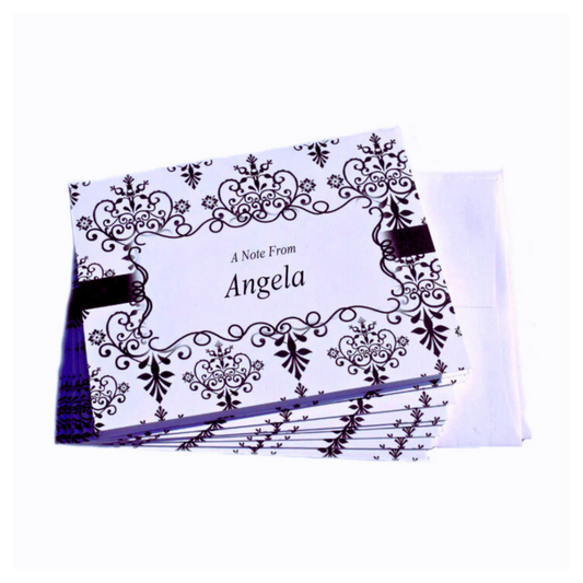 Note Card Damask Pack