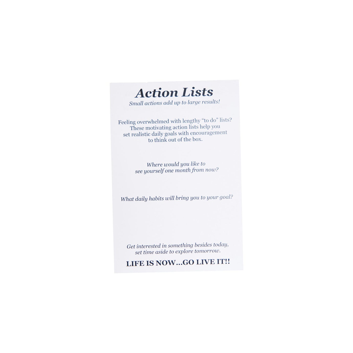 Action Lists